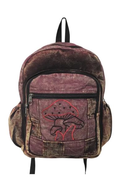 Boho Hippie Peace Sign Tribal Backpack Bag