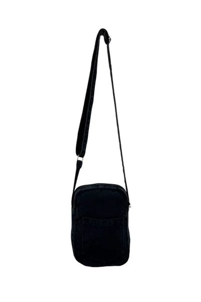 Solid Color Enzyme Washed Boho Hippie Passport Bag
