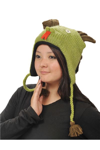 DRAGON FACED ANIMAL HAT