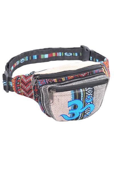 The Collection Royal Om Hemp and Cotton Fanny Pack