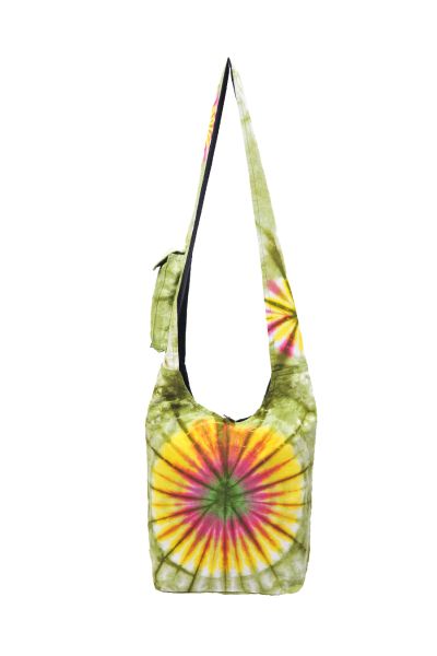 The Collection Royal Tie Dye Cotton Hobo Bag