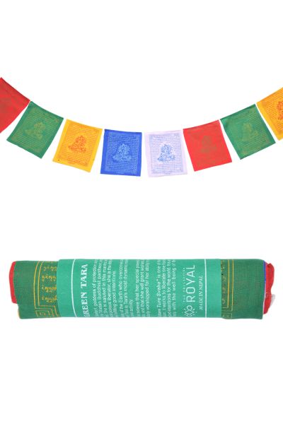 Green Tara Prayer Flag Roll