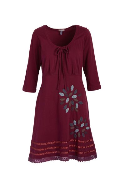 Cotton Dress with Patchwork
