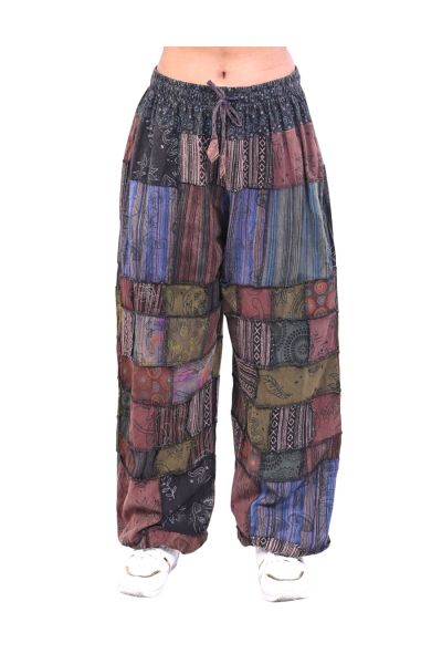 The Collection Royal Boho Patchwork Harem Pants