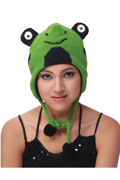 FROG FACED ANIMAL HAT