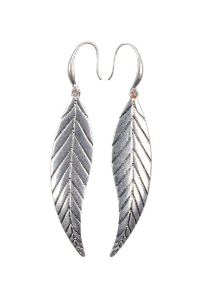 Feather Metal Earrings