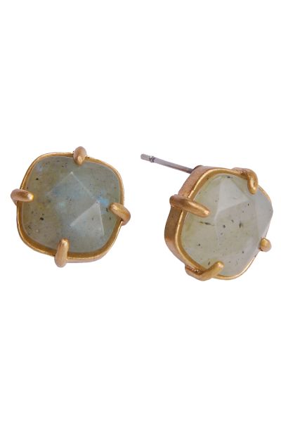 Labradorite Stud