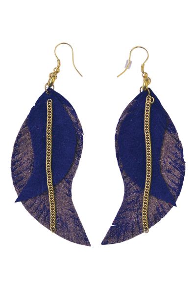 PU earrings