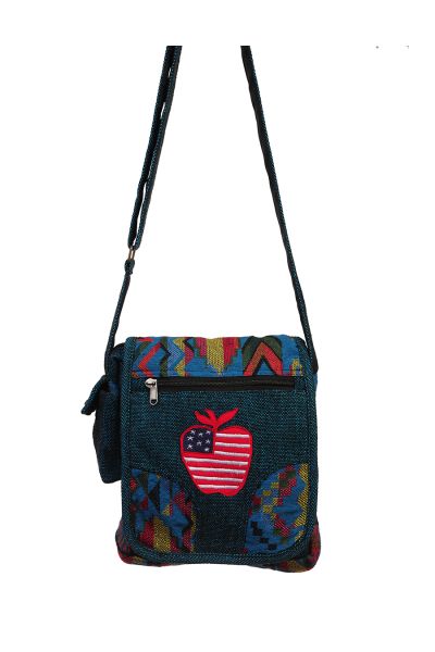 Americana Apple Messenger Bag
