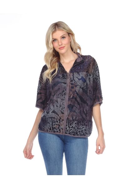 Flowy Zip Up Jacket
