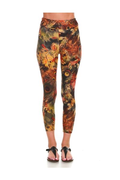 Peacock Printed Legging