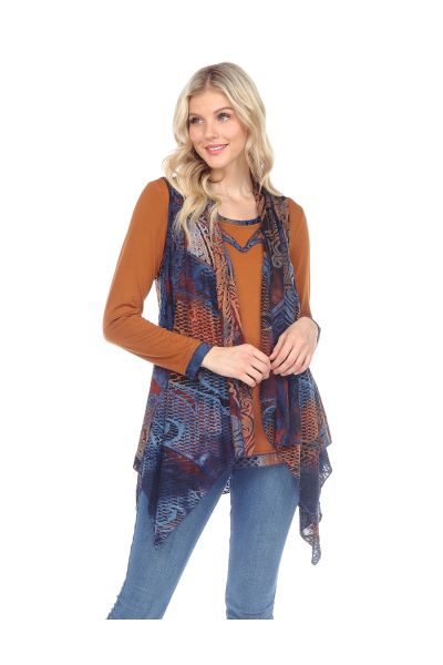 Sleeveless Flowy Cardigan
