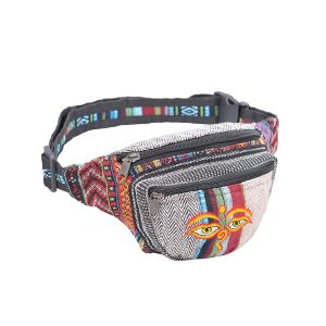 The Collection Royal Buddha Eye Hemp and Cotton Fanny Pack