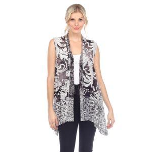 Sleeveless Sheer Cardigan